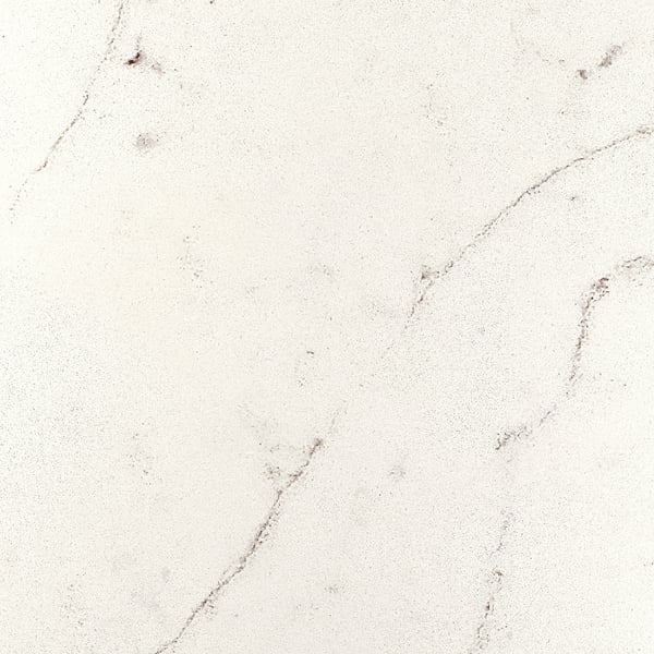 Sleek, textured white wall panel with subtle grey veining, showcasing a smooth, high-quality finish.