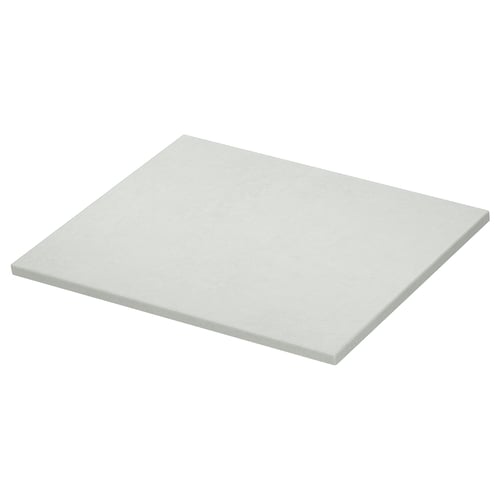 Ikea TOLKEN, light gray countertop, square, modern foil finish.