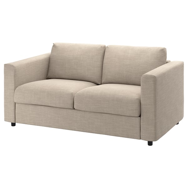 VIMLE sofa, light beige, fabric, l-shape, comfortable, modern design.