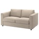 VIMLE sofa, light beige, fabric, l-shape, comfortable, modern design.