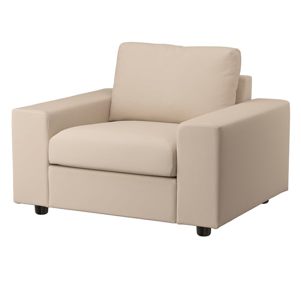 Beige VIMLE fabric chair