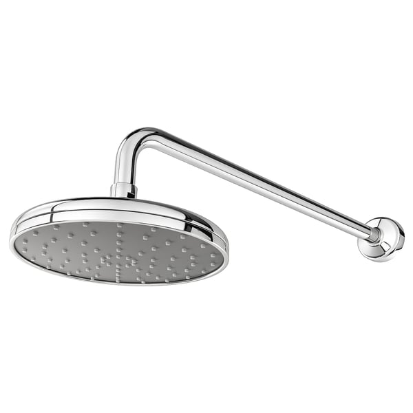 VOXNAN rainfall showerhead: chrome, round, durable, full spray experience