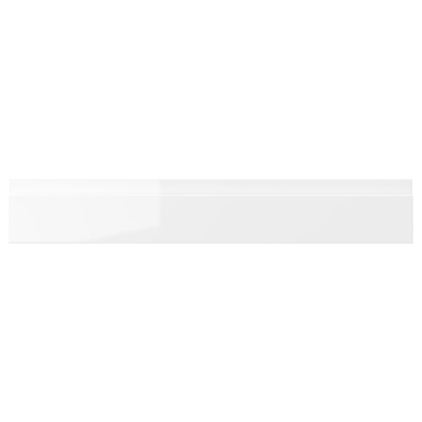 VOXTORP white high gloss drawer front - modern smooth surface