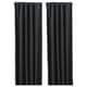 Room darkening curtains