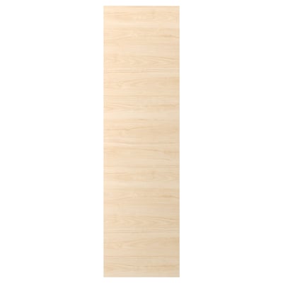ASKERSUND: light ash wood panel, rectangular, melamine surface, 25 year guarantee.