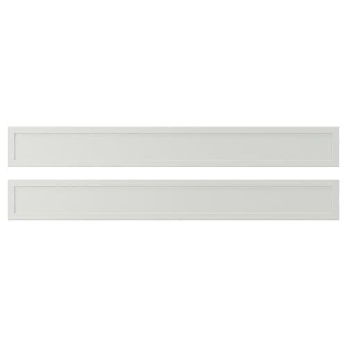 ASPUDDEN Drawer front, light grey, 80x10 cm
