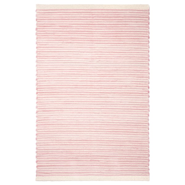 ENERGIKÄLLA rug, multicoloured handwoven cotton, rectangular, unique pattern.