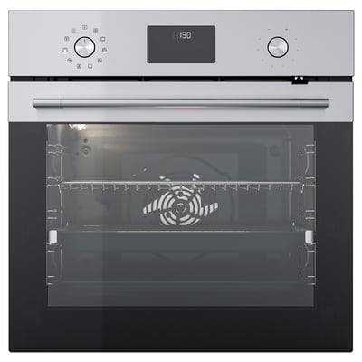 FRILLESBO True fan oven, added steam function bake function/stainless steel colour IKEA 500