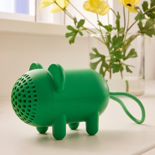 GREJSIMOJS Portable Bluetooth speaker, mouse/green