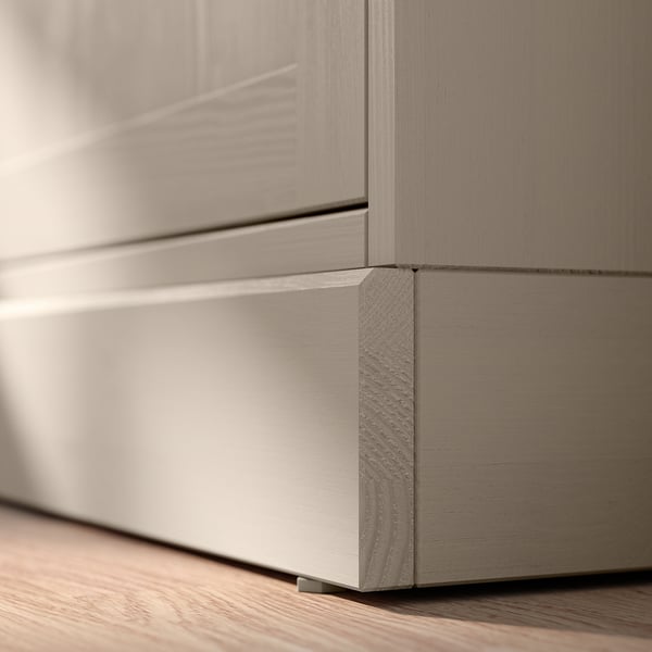 HAVSTA sideboard - light pine, drawers, sliding doors, rustic-contemporary.