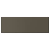 HAVSTORP panel, dark brown, rectangular, smooth.