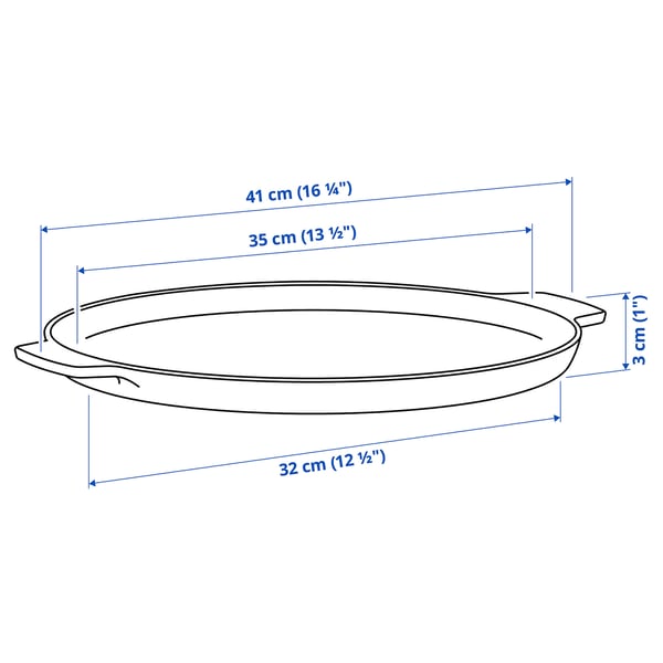 Illustration with measurements for the product: HAVSTULPAN.