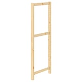 IVAR wooden frame, natural. Upright rectangle, simple design.