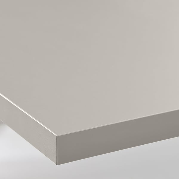 Modern, sleek kitchen worktop with smooth finish, minimalist edge, and clean lines.