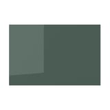 KALLARP greenish-gray high-gloss kitchen cabinet door.