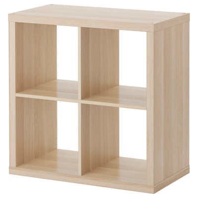 KALLAX shelving unit, light oak, eco-friendly