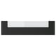 Kinivshult drawer front, rectangular, dark grey, glass top, sleek design.
