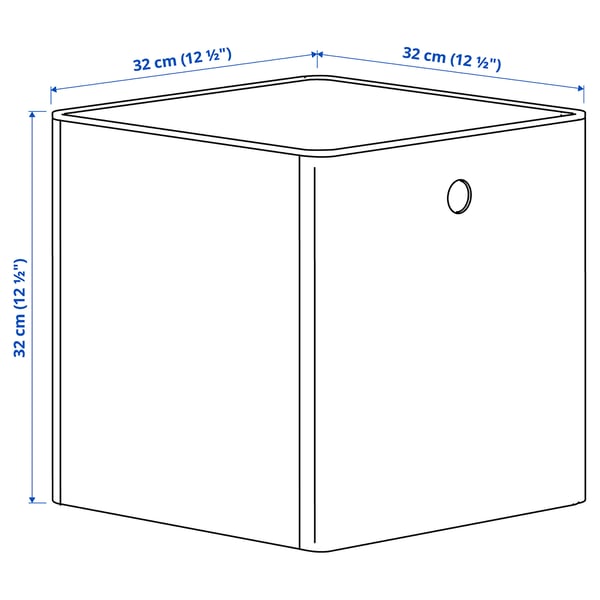 Illustration with measurements for the product: KUGGIS.