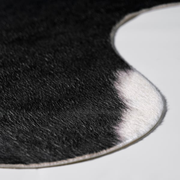 MAXTAXA Rug, black/white, 180x210 cm