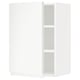 White METOD kitchen cabinet with minimalist design and adjustable shelf.