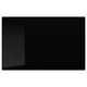 The SELSVIKEN black high-gloss rectangular panel is sleek and modern, designed for easy cleaning with durable materials.