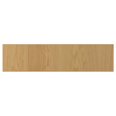 A wooden SINARP drawer in oak colour, rectangular shape, and sleek design.