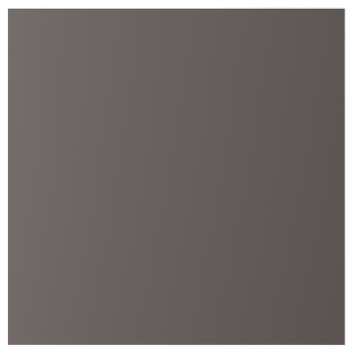 SKATVAL door in dark grey, sleek design, rectangular shape, smooth surface.