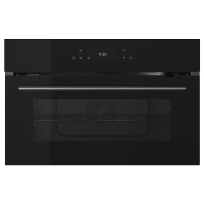SPJUTBO True fan oven w microwave func, air fry function Grill function/black IKEA 700