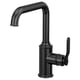 TAKSJÖN Kitchen mixer tap single side lever, black