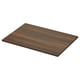 TOLKEN countertop, warm brown, rectangular, sleek, medium wood grain design.