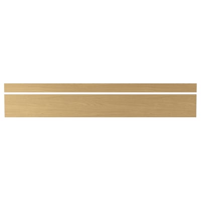 VOXTORP Cover panel for lighting, oak effect, 221 cm