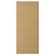 VOXTORP Door, oak effect vertical handle, 60x140 cm