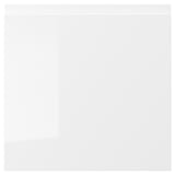 VOXTORP white high gloss cabinets - smooth, modern design