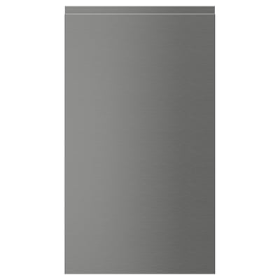 VOXTORP Front for dishwasher, stainless steel effect, 45x80 cm