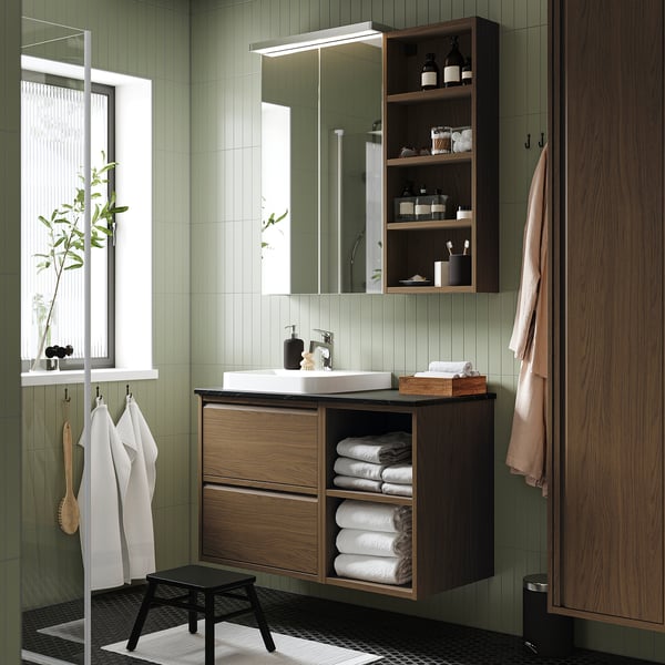 ÄNGSJÖN / BACKSJÖN Meuble lavabo/vasque
