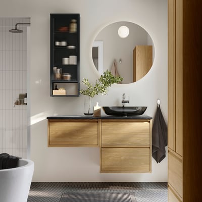 ÄNGSJÖN / OXMYREN Meuble lavabo/vasque