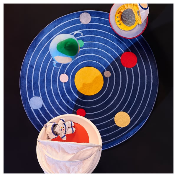 AFTONSPARV Peluche astronaute, chat, 28 cm