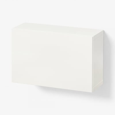 BESTÅ Combinaison rangement murale, blanc/Lappviken blanc, 60x22x38 cm