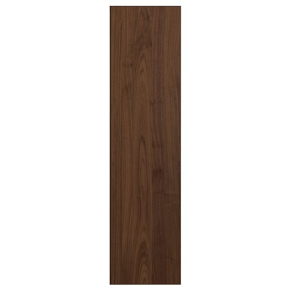 Porte BJÖRNESKOGEN en placage de noyer foncé avec bord en bois, forme rectangulaire, design moderne.