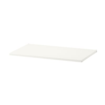 Étagère BOAXEL blanche, rectangulaire, design simple, en acier avec finition époxy.