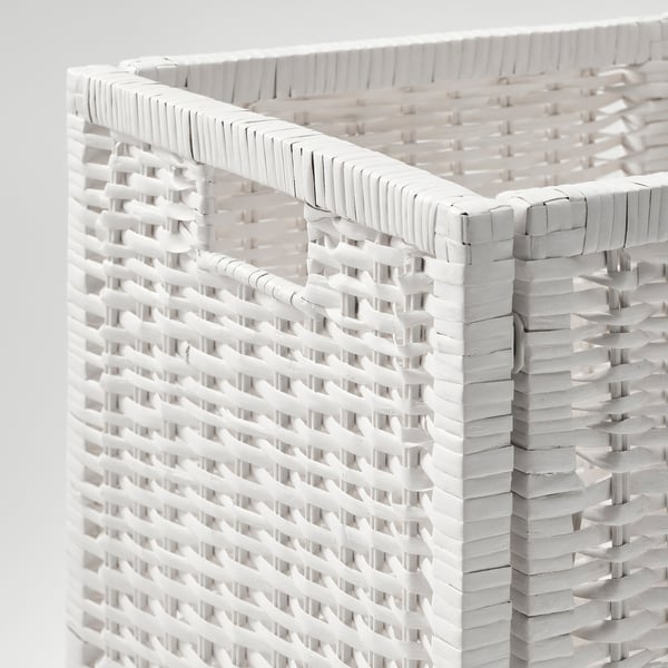 BRANÄS Panier, blanc, 32x34x32 cm