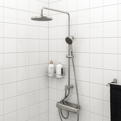 Système de pomme de douche BROGRUND avec pulvérisateur de pluie et à main.