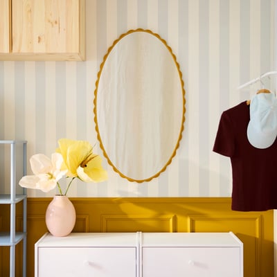 DAGGKAPRIFOL Miroir, jaune foncé, 60x100 cm