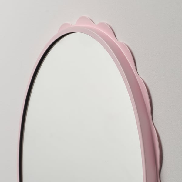 DAGGKAPRIFOL Miroir, rose clair, 40 cm