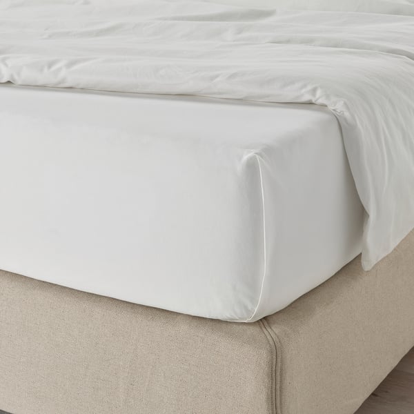 DVALA Drap plat, blanc, 240x260 cm
