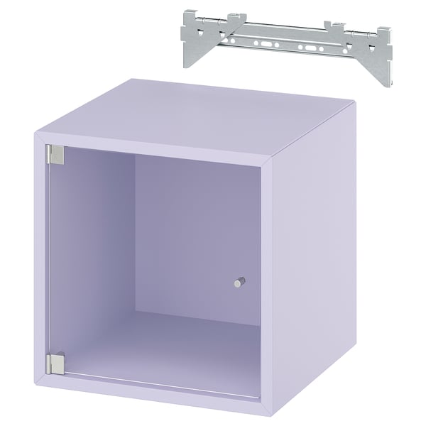 EKET Élément mural porte vitrée, lilas pâle, 35x35x35 cm