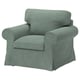 EKTORP Fauteuil, Hemmesta gris vert