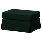 EKTORP Housse pour repose-pied, Tallmyra vert foncé