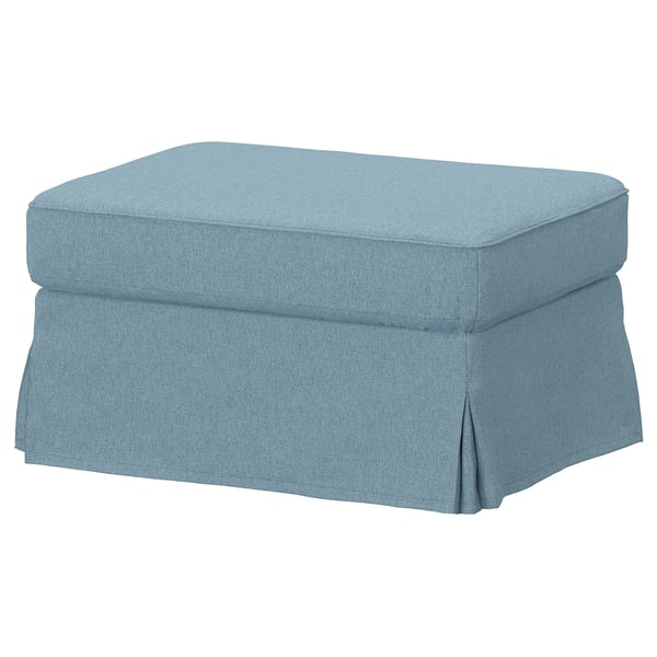 EKTORP Repose-pieds av rangement, Naggen bleu gris