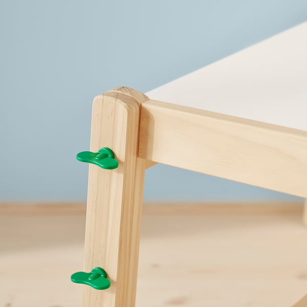 FLISAT Banc pour enfant, hauteur réglable/vert
